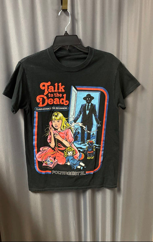 Poltergeist II Talk to the Dead T-Shirt Horror Movie Graphic Reprint Sz S