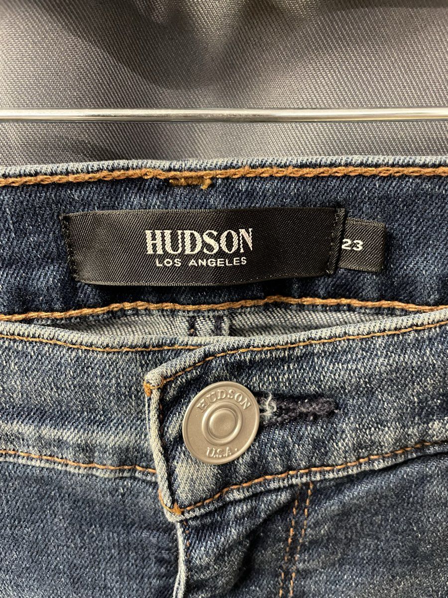 Hudson Women's Barbara Bootcut Blue Denim High Rise Jeans Sz 23