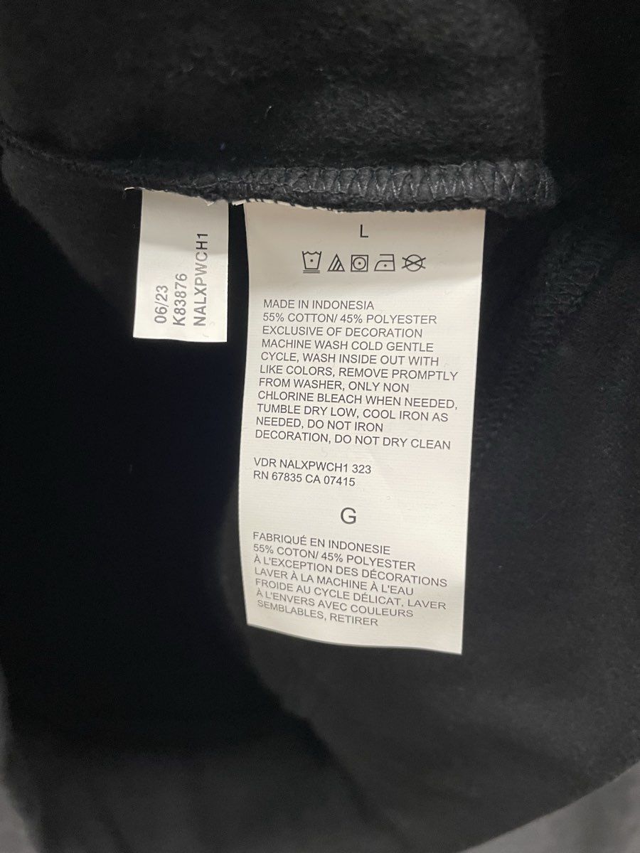 Nautica Men's True Black Mock Neck Quarter Zip Pullover Sweatshirt NWT Sz L
