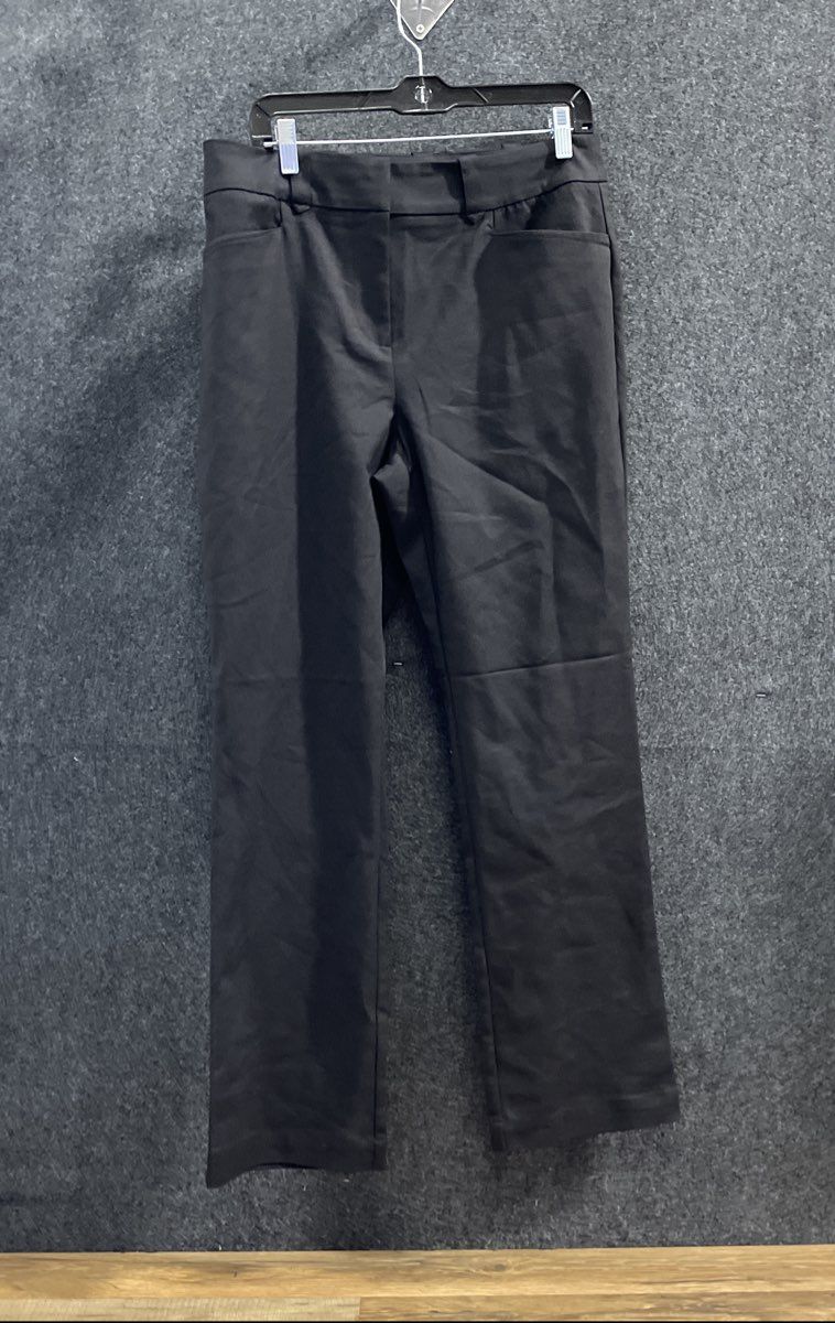 New York & Company Women's Black Straight Leg Dress Pants Size 10 NWT