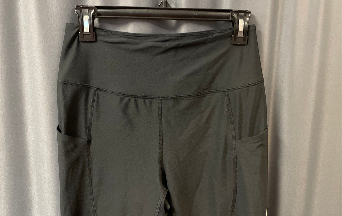 Peloton Women's Black High Rise Active Leggings Side Pockets Sz M