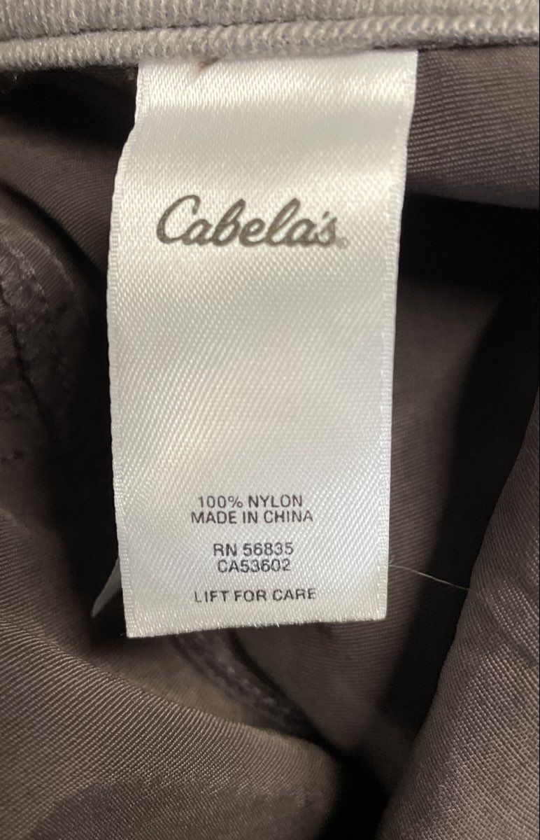Cabela's Men's Great Trail Convertible Cargo Pants Lead Nylon NWT Size 40x30