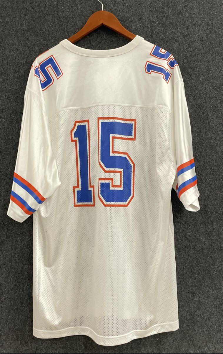Nike Florida Gators #15 Football Jersey White Mesh NCAA Team Sz XXL