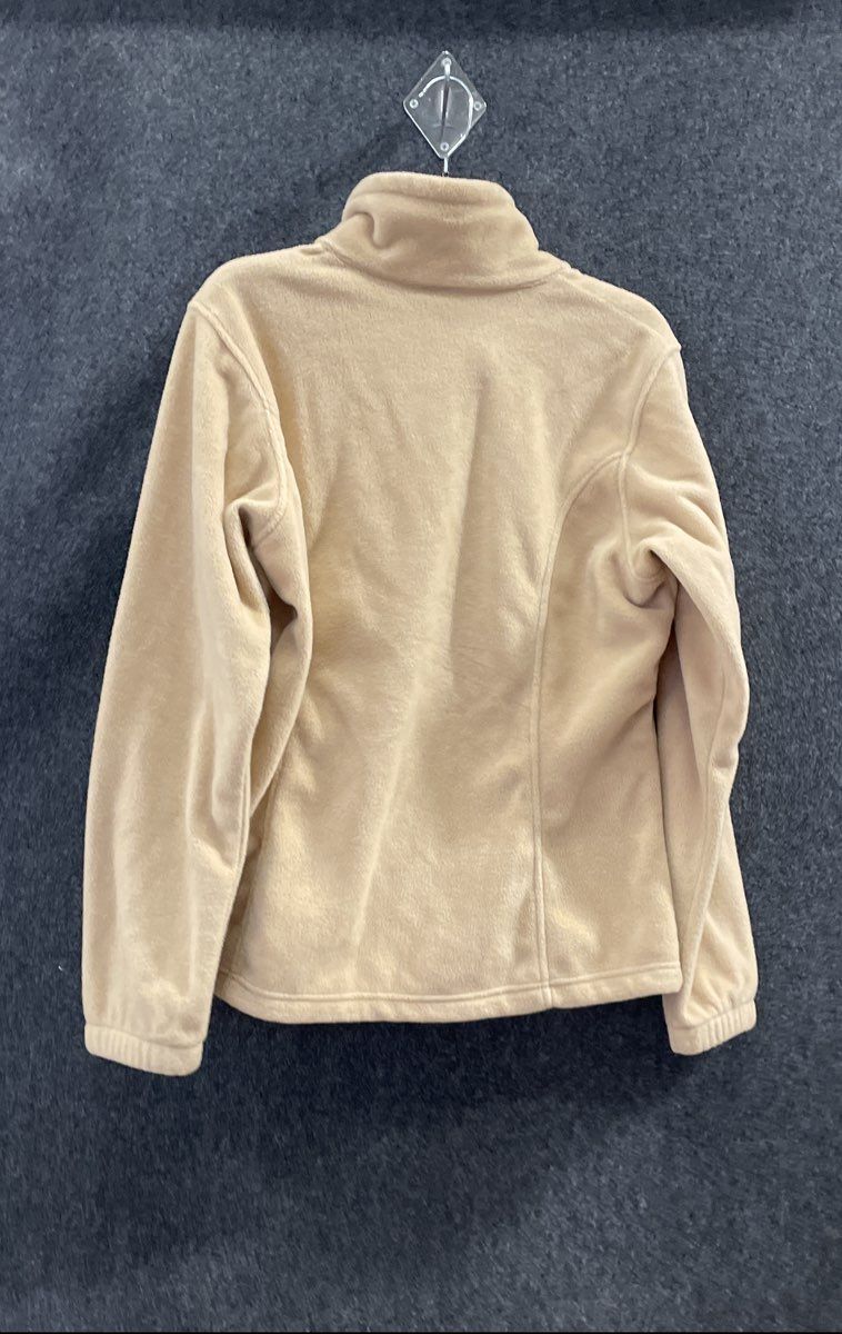 Columbia Benton Springs Full Zip Fleece Jacket Beige Tan Size L