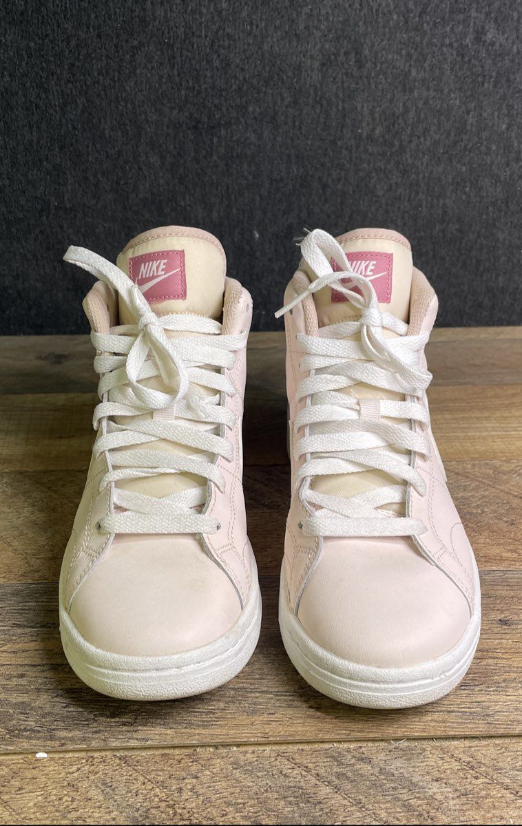 Nike Court Royale 2 Mid Pearl Pink White Women's Sneakers Size 7.5
