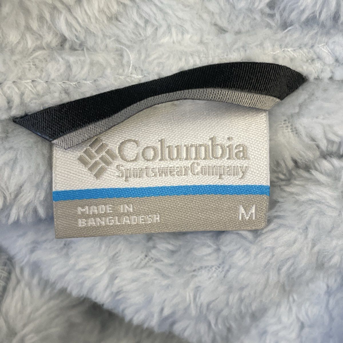 Columbia Women's Light Blue Fire Side II Sherpa Half Zip Hoodie Pullover Sz M
