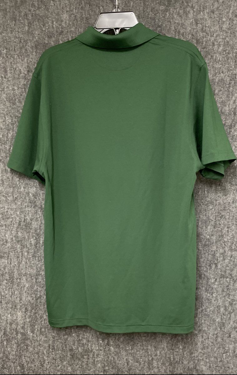 Under Armour Men's Tech Polo Forest Green Loose Fit HeatGear Short Sleeve Sz M