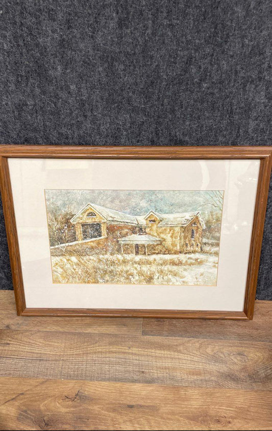 Signed Framed Painting