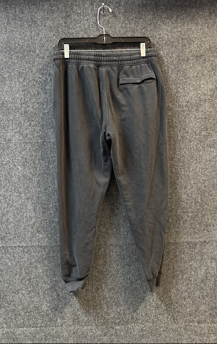 Gymshark Men's Washed Black Fleece Jogger Sweatpants Cuffed Pockets Sz M