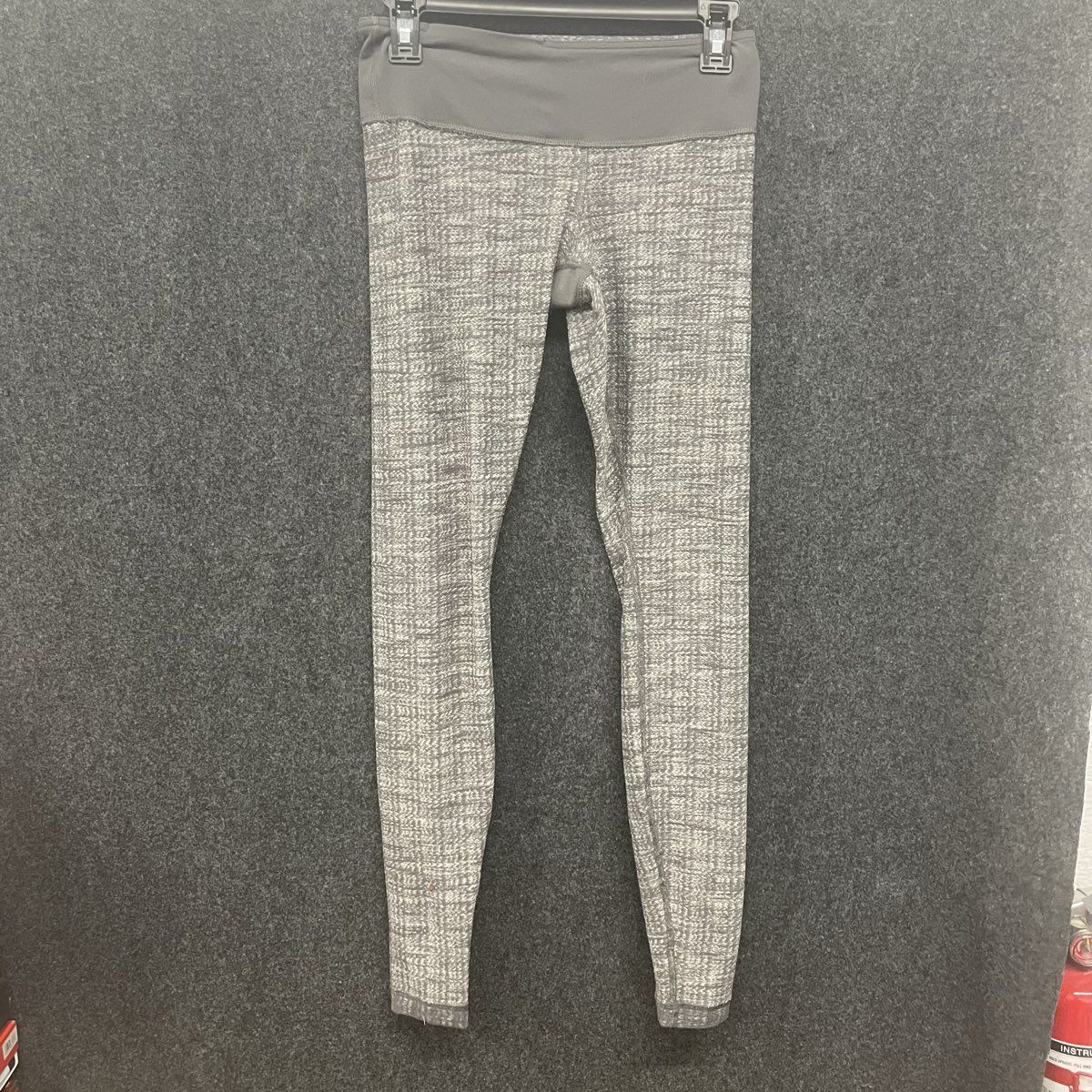 Lululemon Women's Gray White Space Dye Wunder Under High Rise Leggings Sz 6