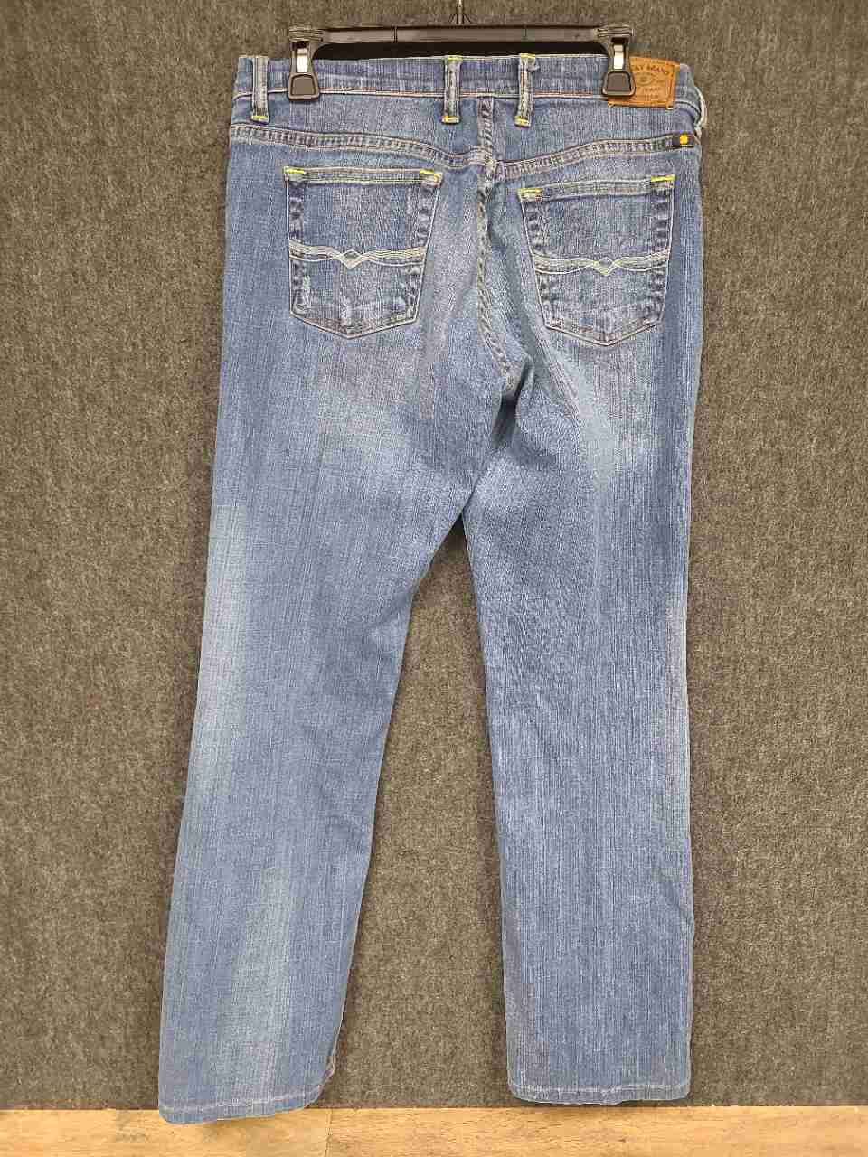 Lucky Brand Women's Blue Straight Leg Stretch Denim Jeans Sz 10/30