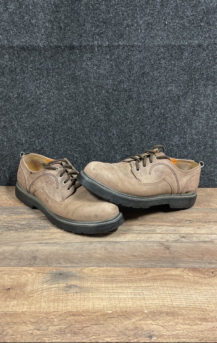 Timberland 95040 Brown Leather Waterproof Casual Oxford Shoes Men's Size 9M