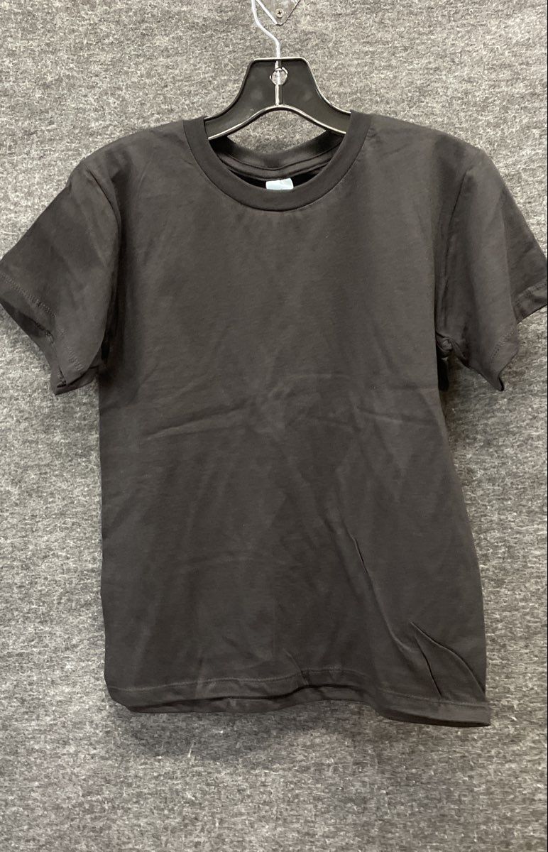 Pacific Sports Youth 10 Pack T-Shirts Black 100% Cotton Short Sleeve Sz S