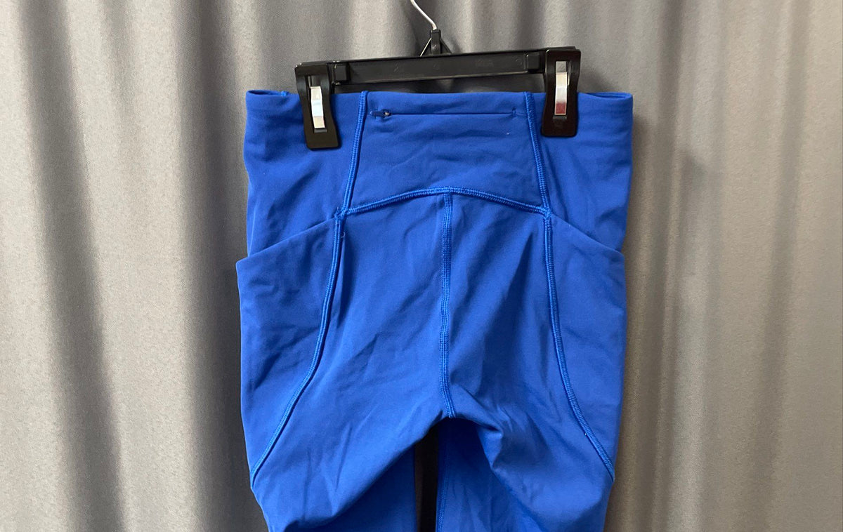 Lululemon Women's Blue Fast and Free High-Rise Tight 25" Leggings Sz 2