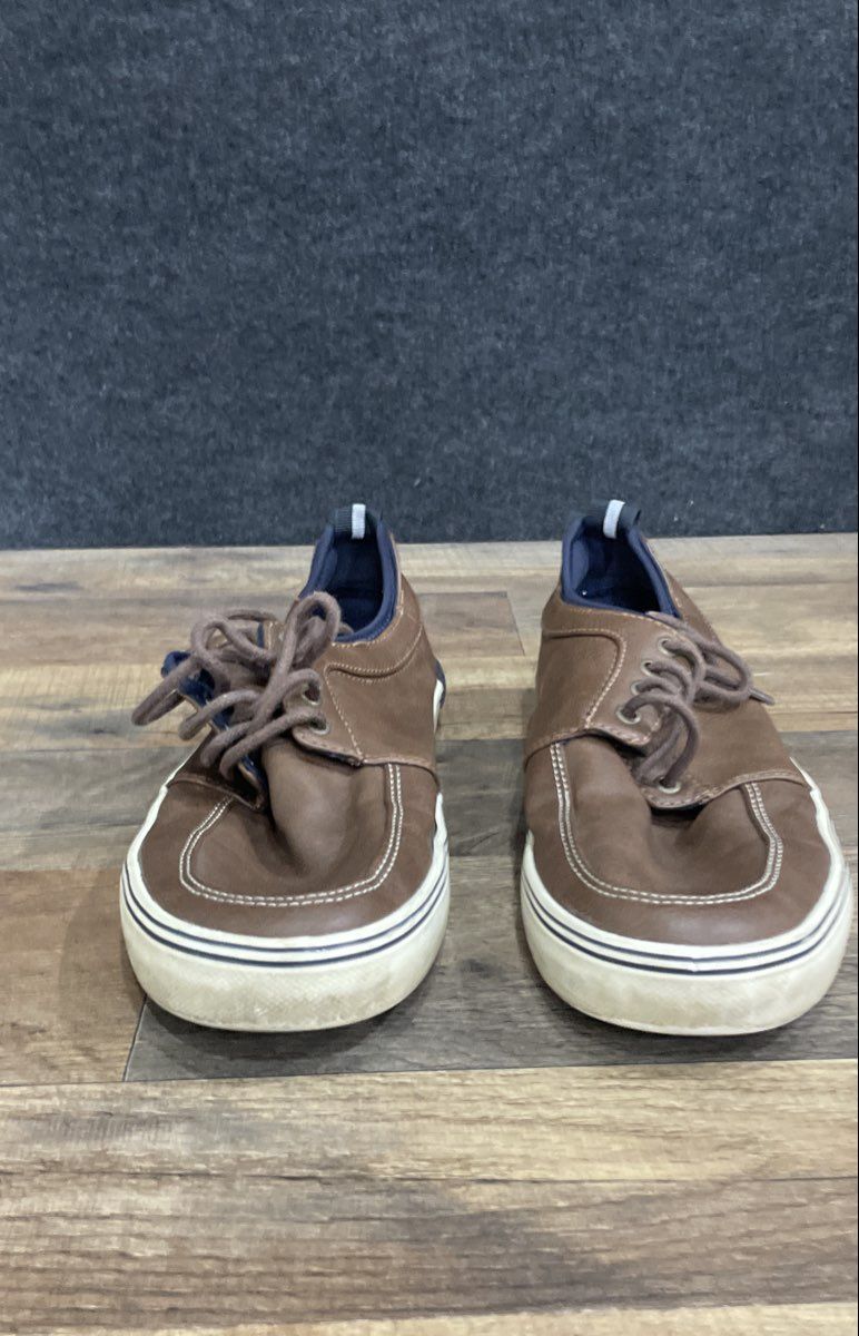 Goodfellow & Co Men's Brown Moc Toe Casual Lace Up Sneaker Shoes Size 9