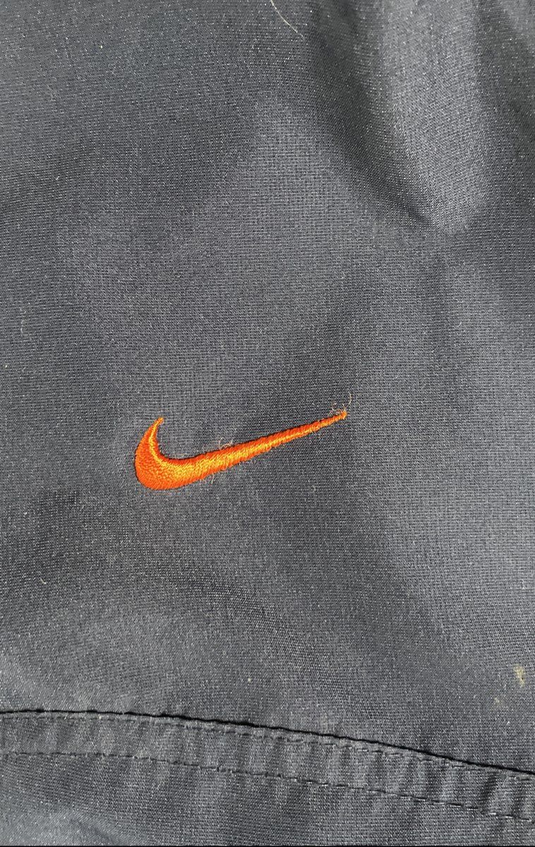 Nike Men's Vintage Y2K UVA Virginia Cavaliers Quarter-Zip Windbreaker Navy XL