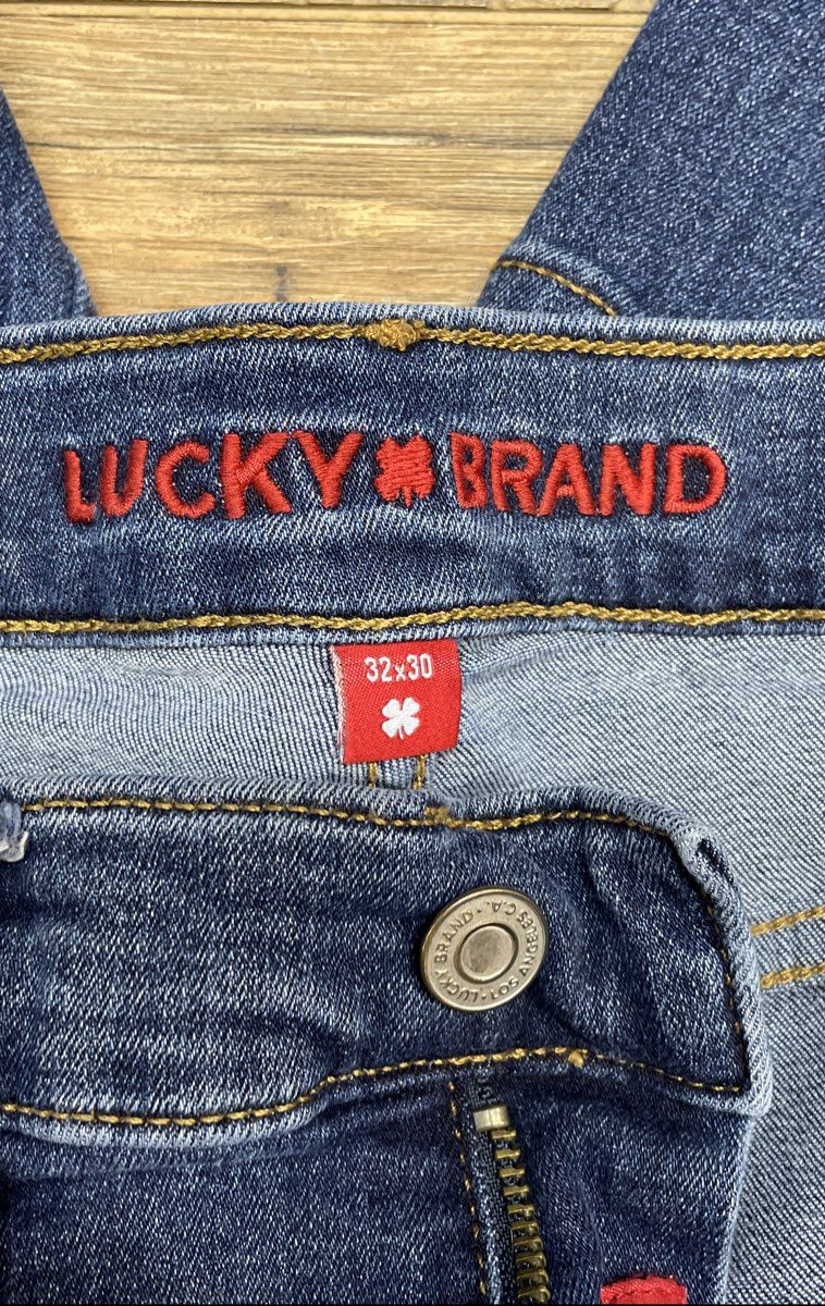 Lucky Brand Women's 223 Straight Leg Blue Jeans Medium Wash Sz 32x30