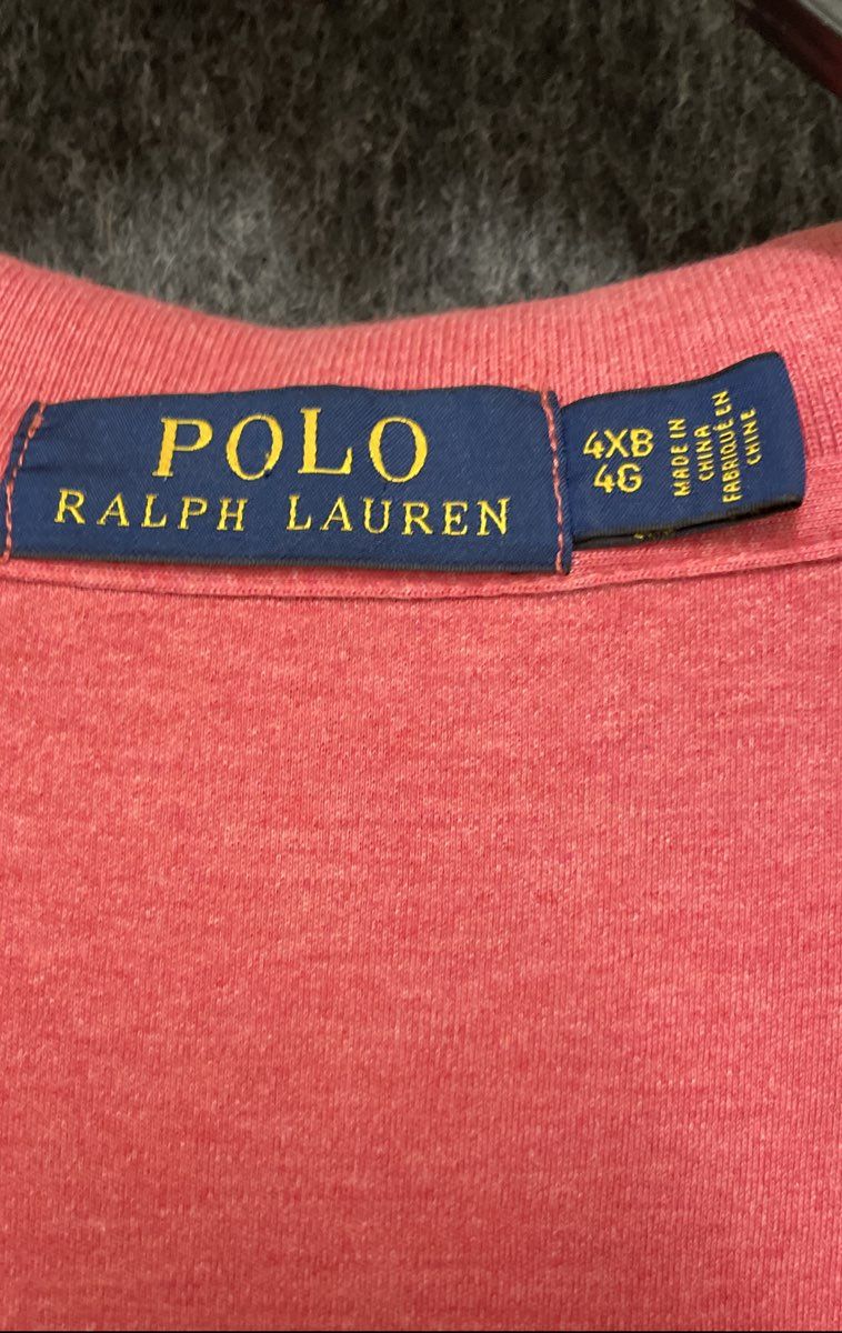 Polo Ralph Lauren Men's Heather Pink Short Sleeve Pony Logo Polo Shirt Sz 4XB