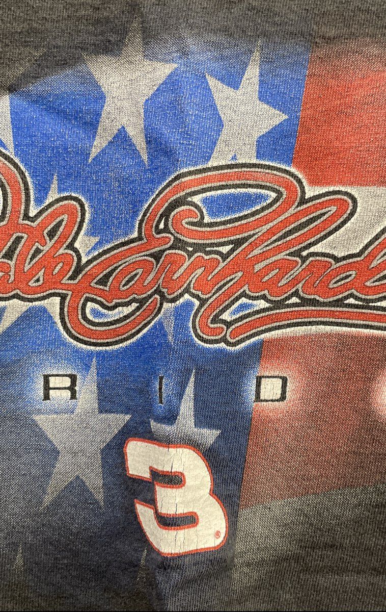 Vintage 90s Dale Earnhardt #3 Pride NASCAR T-Shirt Winner's Circle Sz L