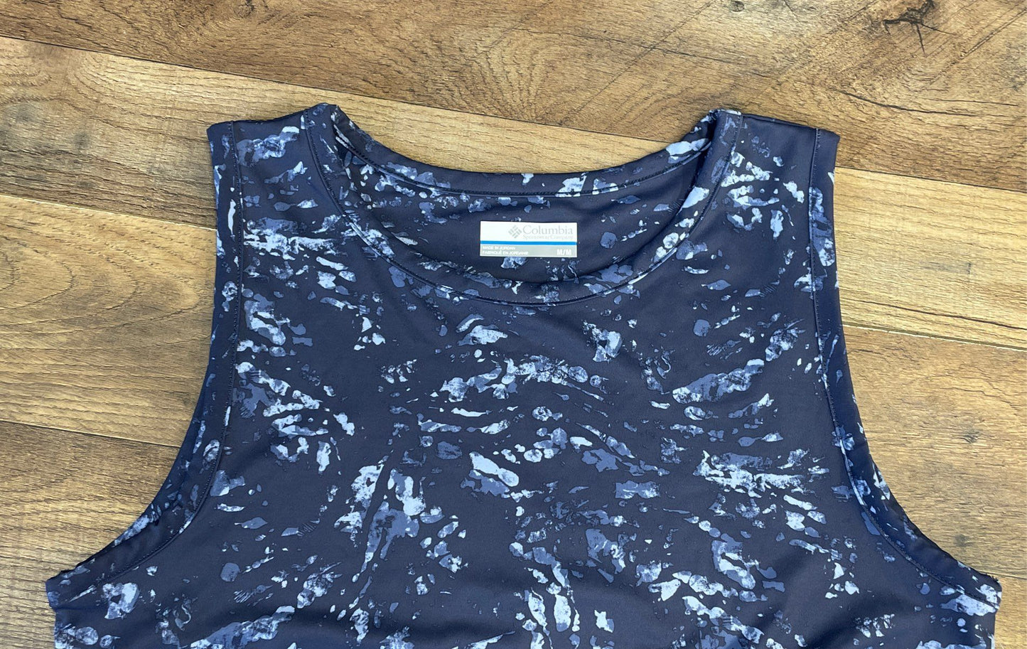 Columbia Women's PFG Freezer Tank Dress Blue Abstract Pattern NWT Size M