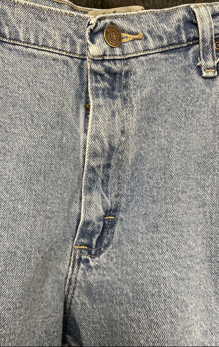 Wrangler Authentics Men's Light Wash Straight Leg Denim Jeans Sz 34x28