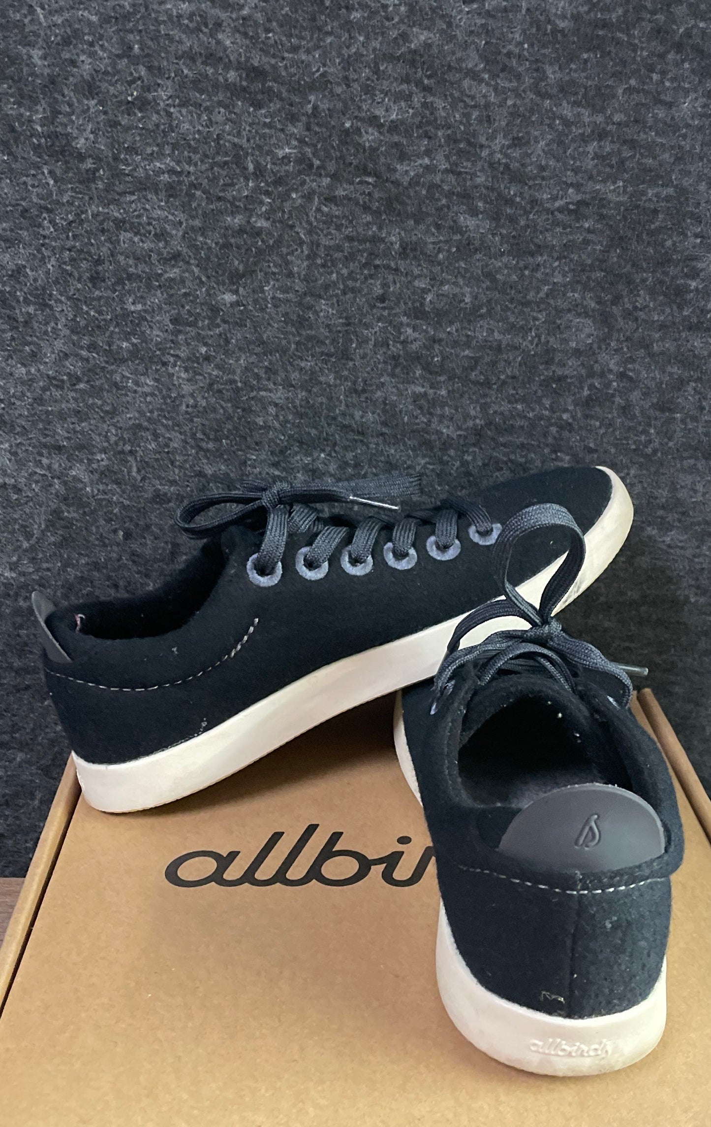 Allbirds Wool Pipers True Black Sustainable Sneakers Women's Size 7