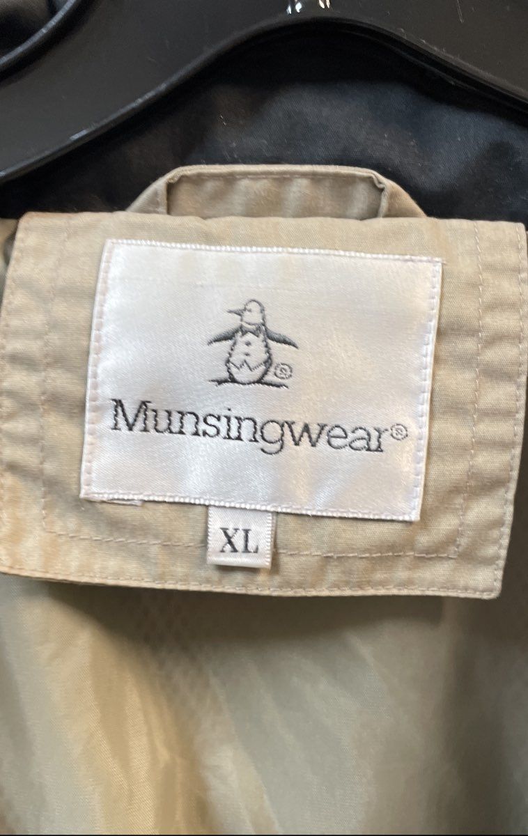 Vintage 90s Munsingwear Full Zip Jacket Tan Sz XL