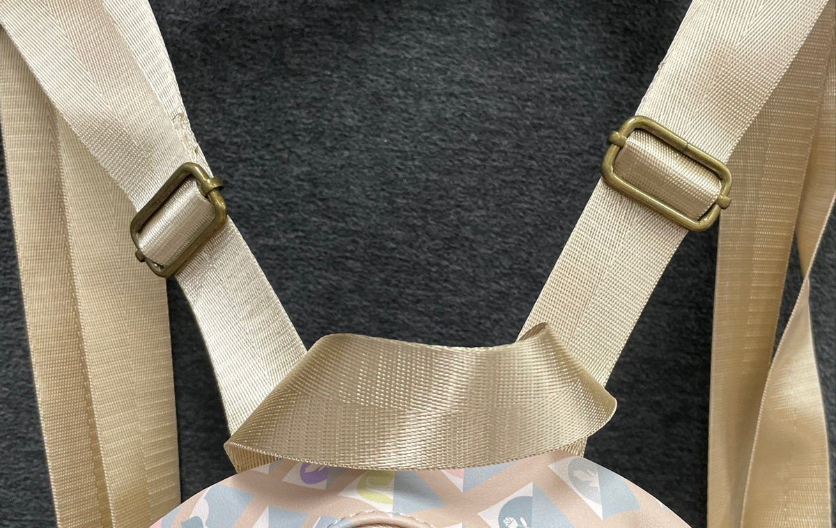 Disney Princess Pastel Icon Diamond Mini Backpack Brass Hardware