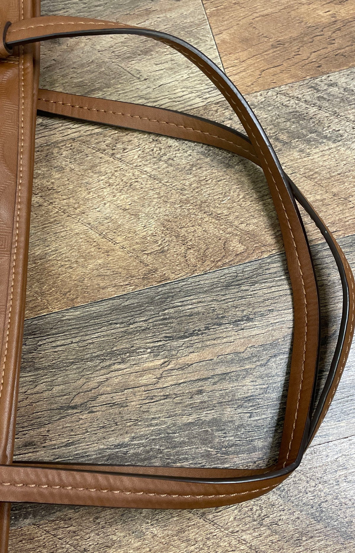 Coach Brown Signature Embossed Leather Taylor Tote Bag F31404