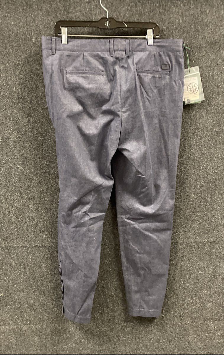 Beretta Women's Lily Jodhpurs Pants Blue Denim Stretch Ankle Button Sz 14 NWT