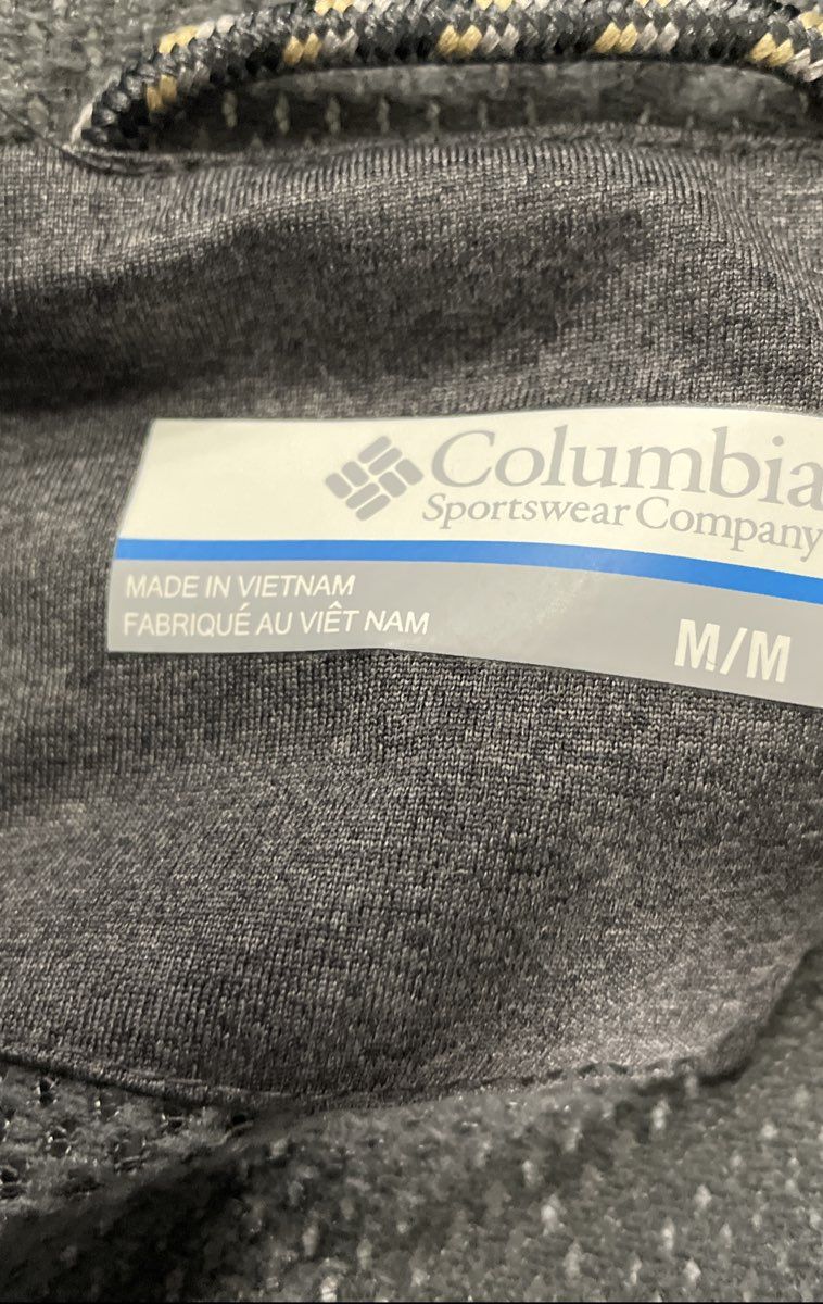 Columbia Men's Gray Omni-Heat Reflective Full Zip Hooded Jacket Sz M