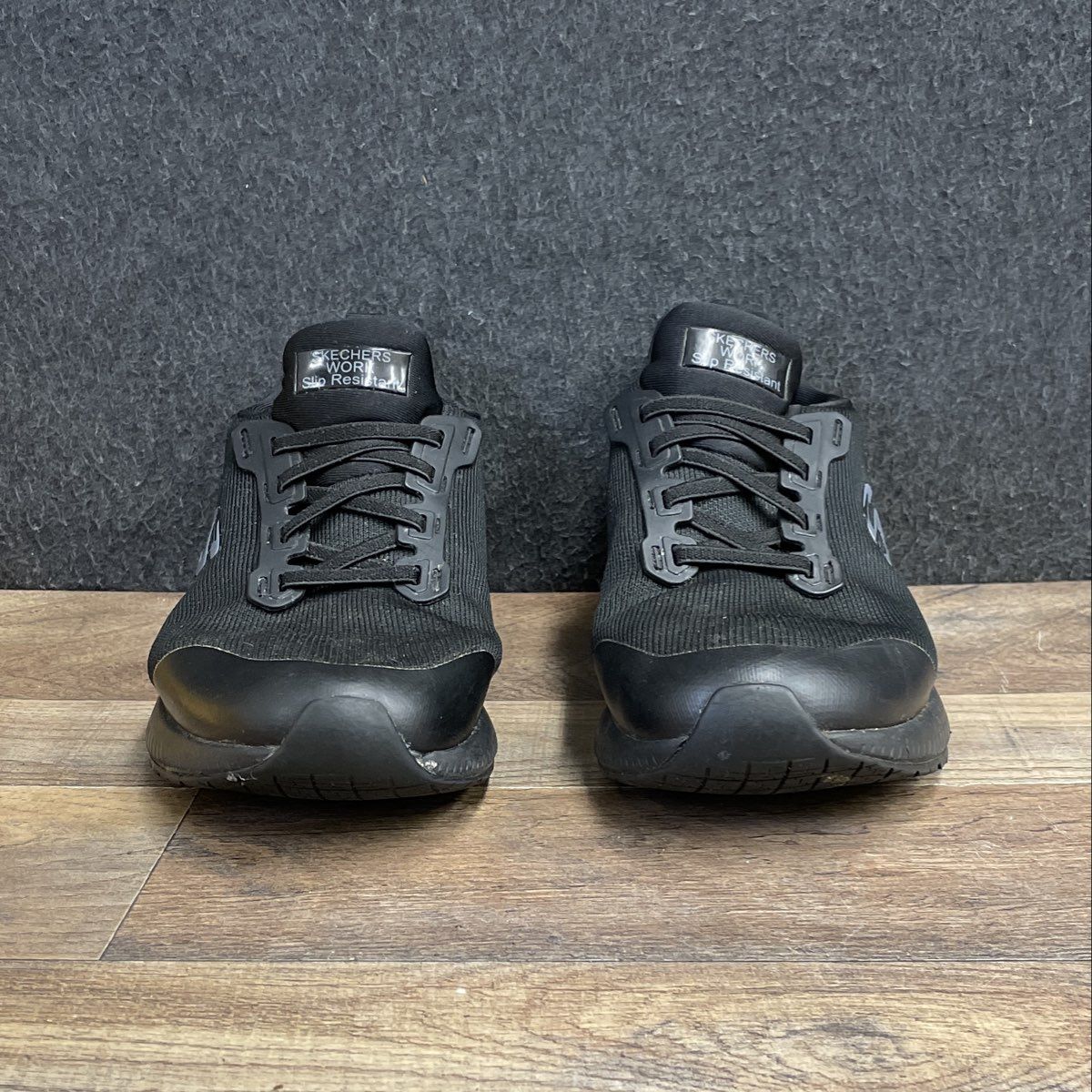 Skechers Work Cessnock Carrboro Black Slip Resistant Shoes Women's Size 8.5