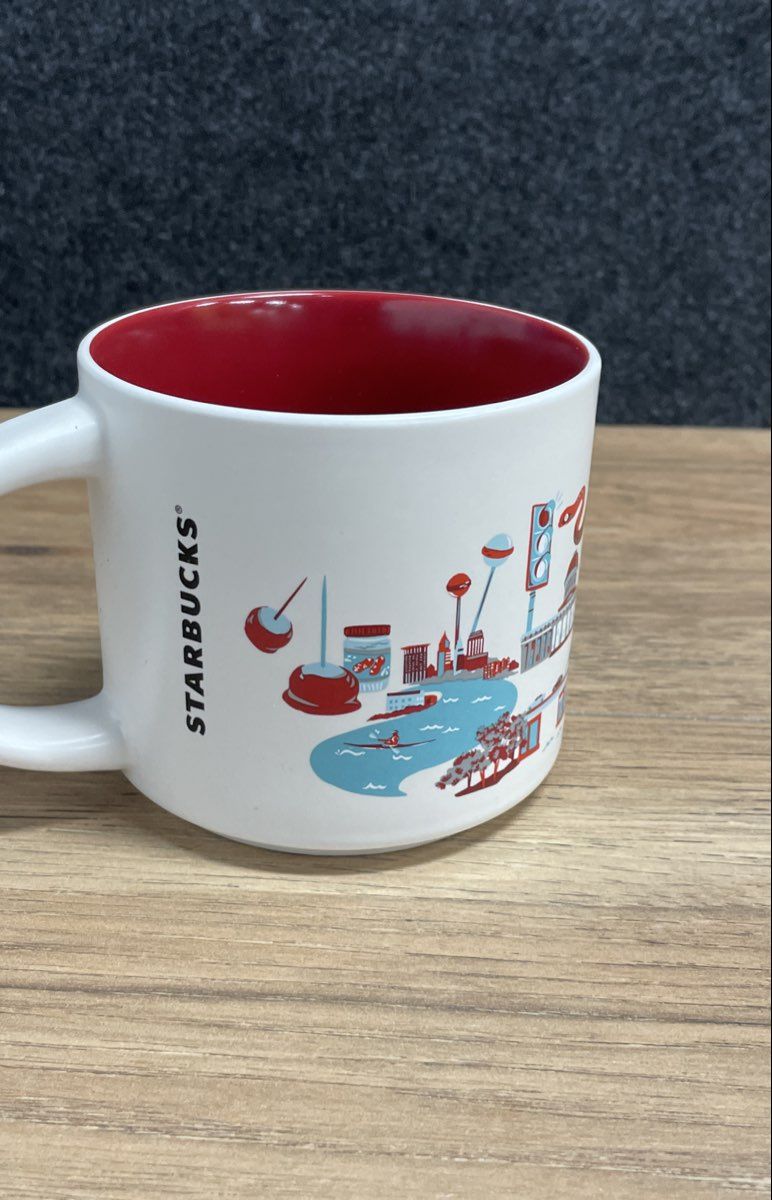 Starbucks Been There Series Mugs Ohio Washington DC Siren Teal Tumbler 3pc Set