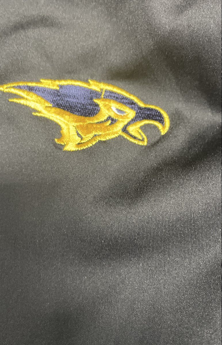 Adidas Men's Black Team Issue 1/4 Zip Pullover Performance Eagle Mascot Sz XL