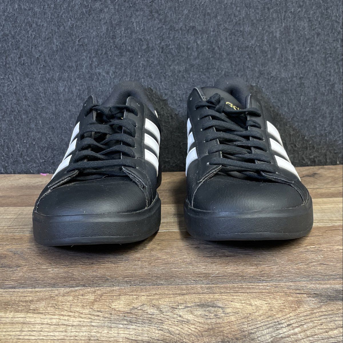 Adidas Grand Court Base 2.0 Black White Lifestyle Sneakers Men's Size 8