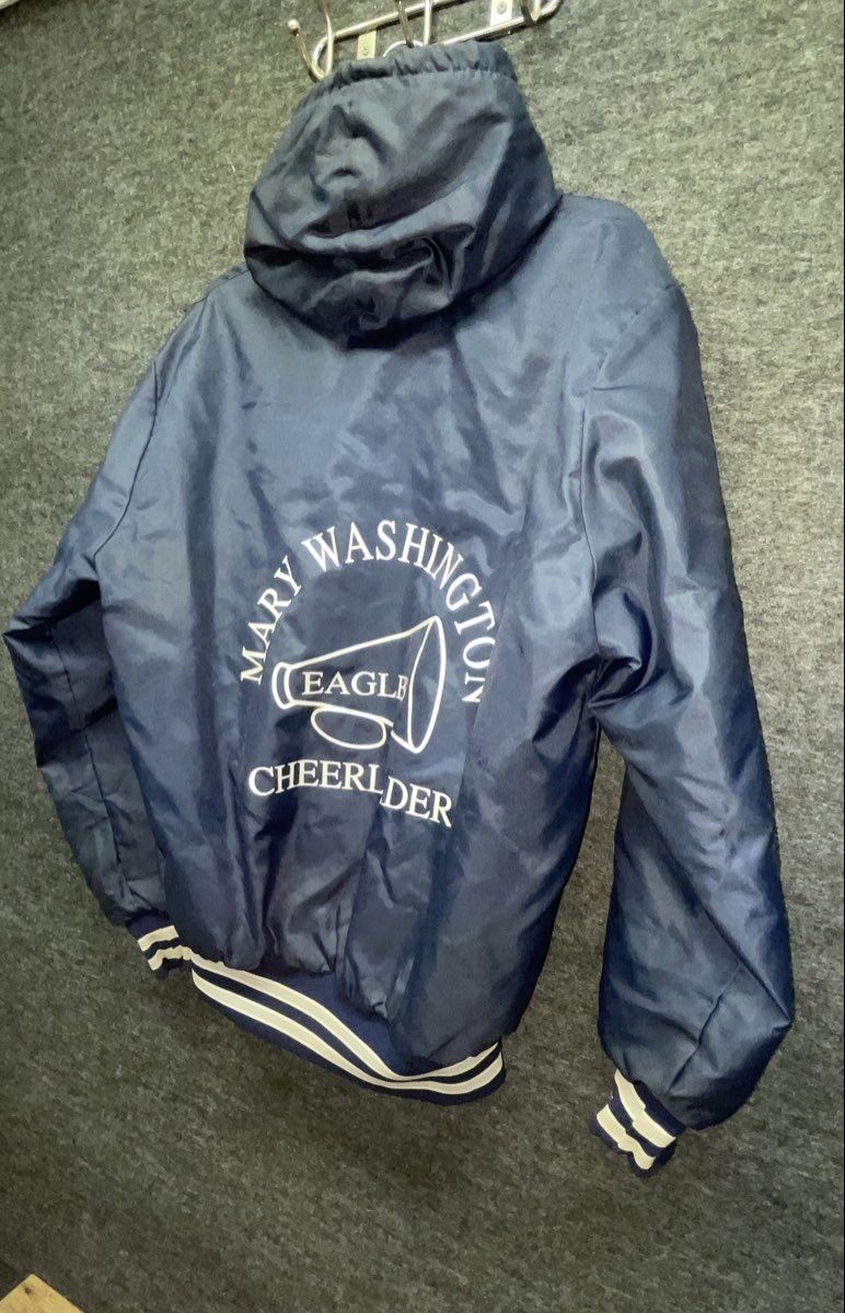 Vintage 90s Neff Women's Mary Washington College Eagles Cheerleader Jacket Sz M