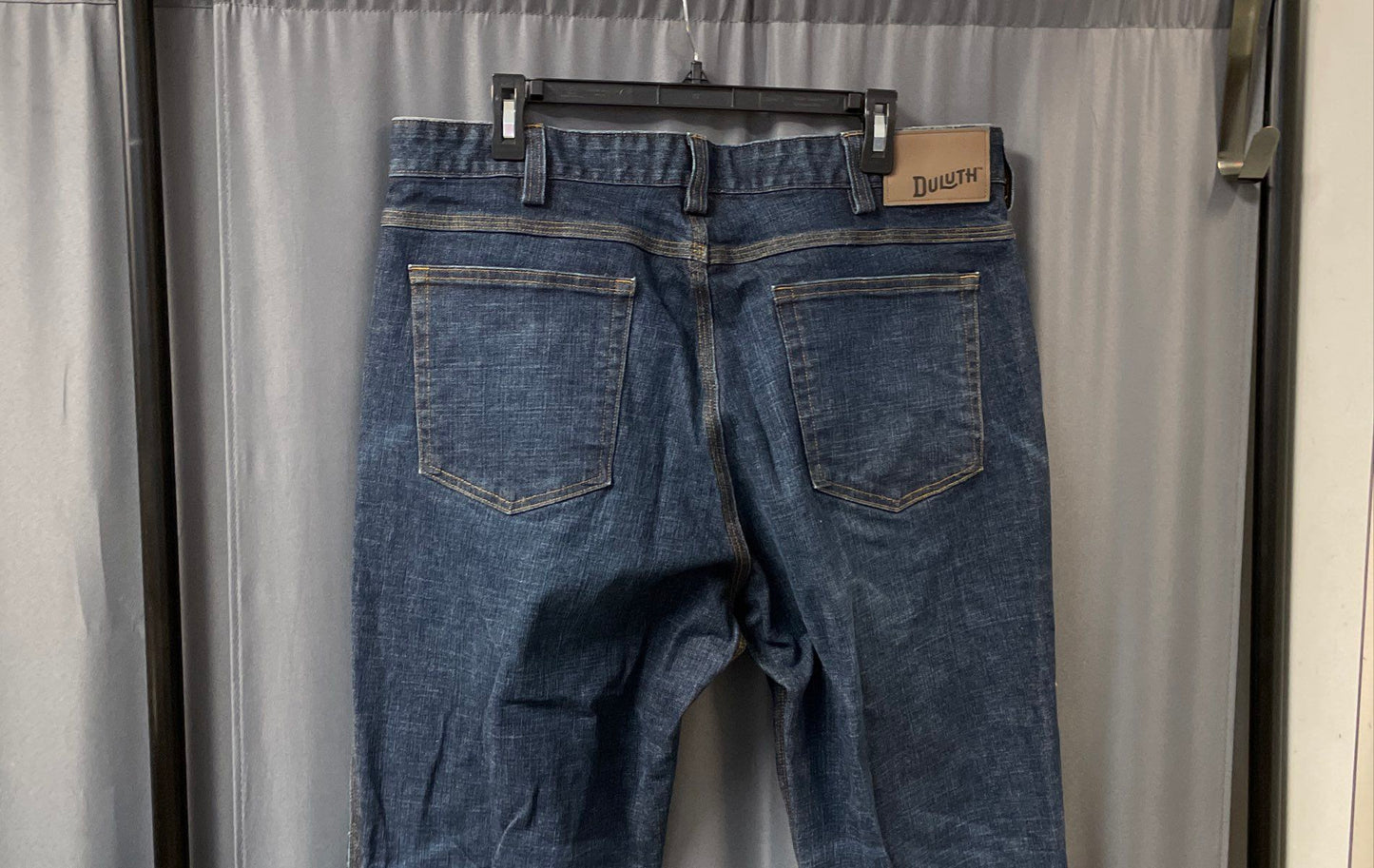Duluth Trading Co Men's Blue Flex Ballroom Gusseted Jeans Size 38x34