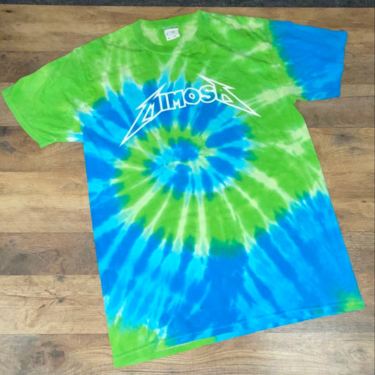 Port & Company Men's The Flying Biscuit Cafe Mimosa Tie Dye Graphic T-Shirt Sz M