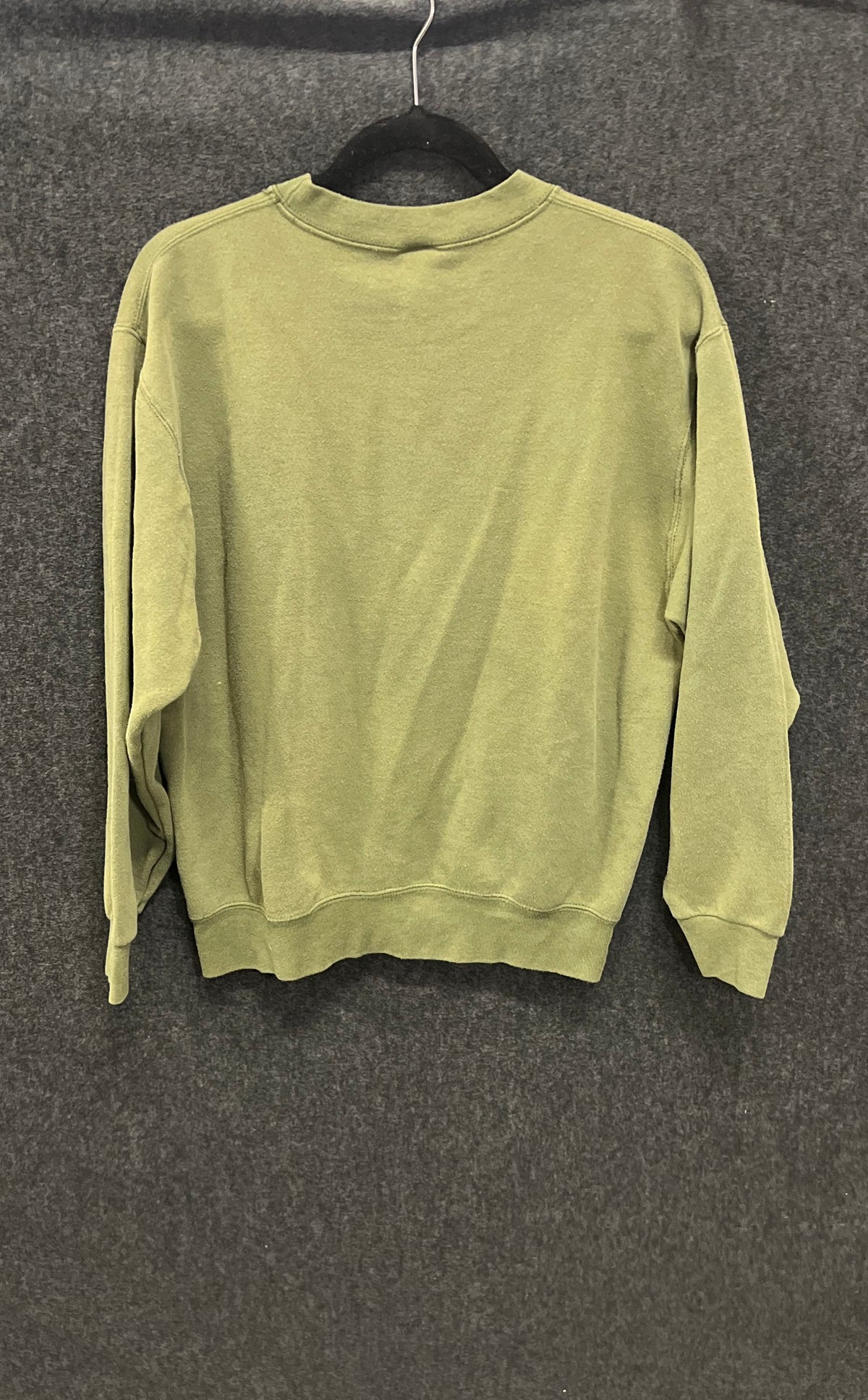USMC PT Sweatshirt Olive Drab Green US Marine Corps Crewneck Made in USA Sz M