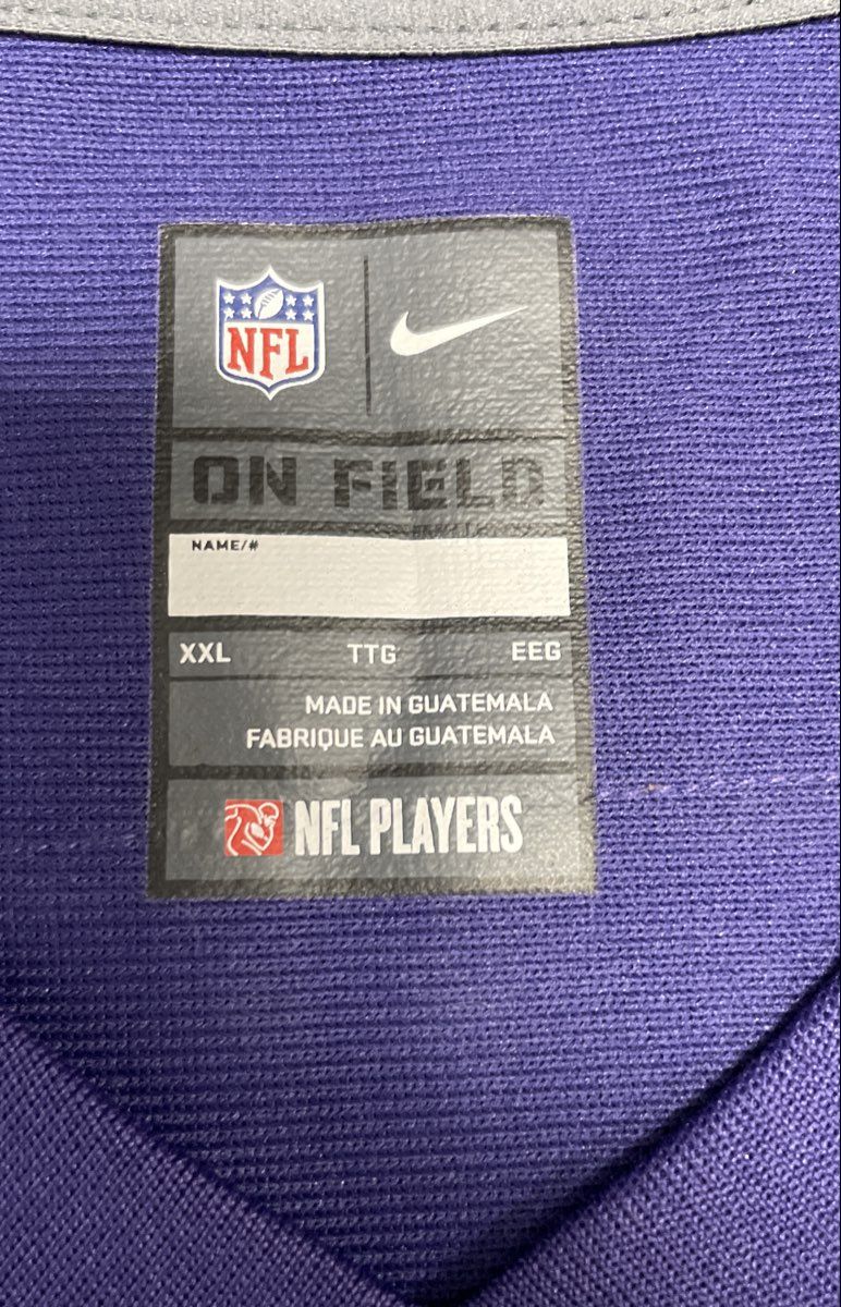 Nike Men's Baltimore Ravens Justin Tucker #9 Purple NFL On Field Jersey Sz XXL