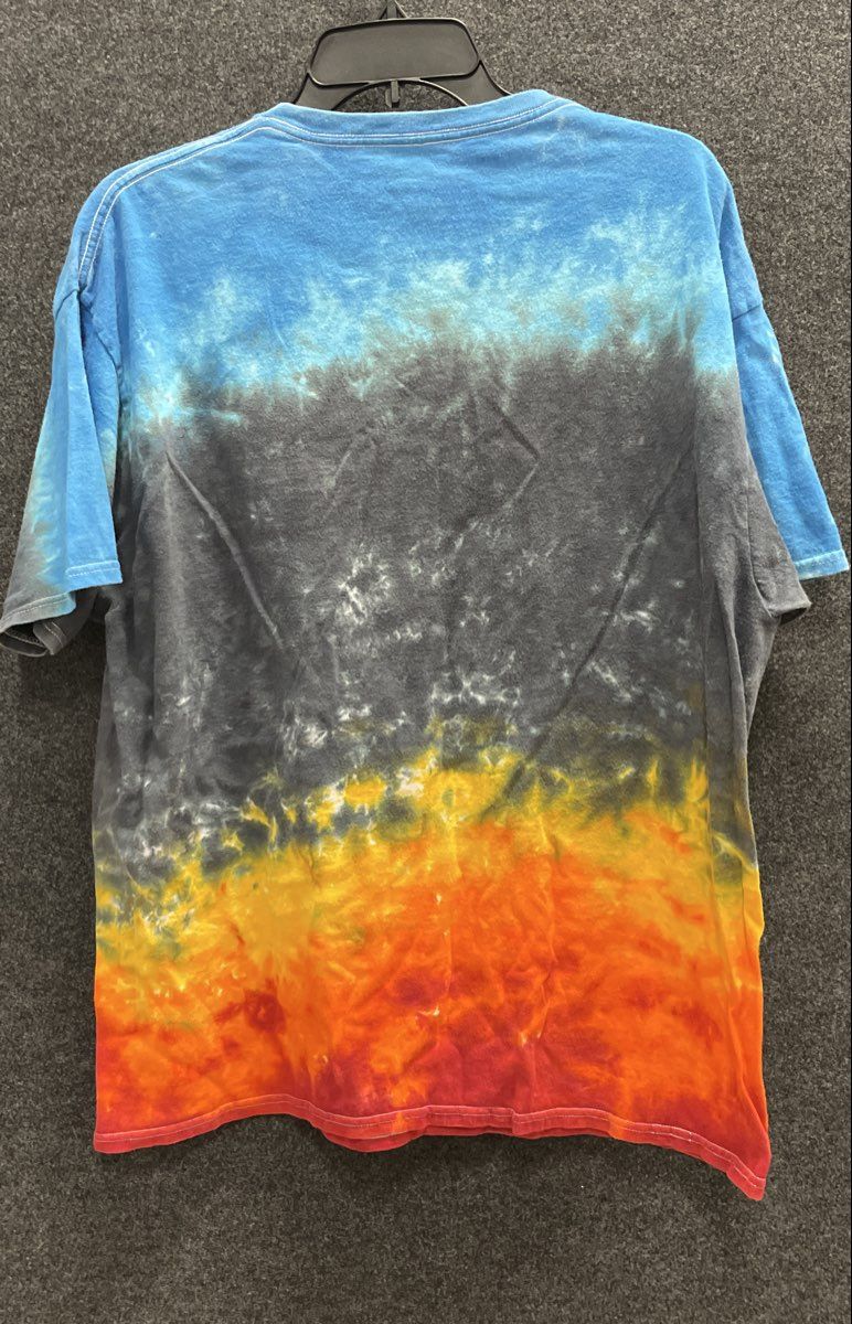 Led Zeppelin 1975 U.S. Tour T-Shirt Icarus Tie Dye Official Reprint Sz XL