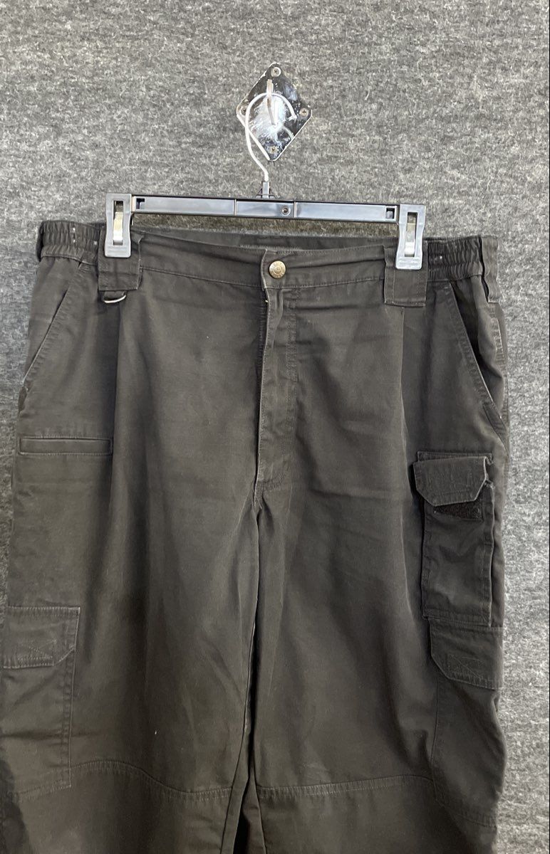 5.11 Tactical Men's Black Cargo Pants Ripstop Utility Work Trousers 36x32