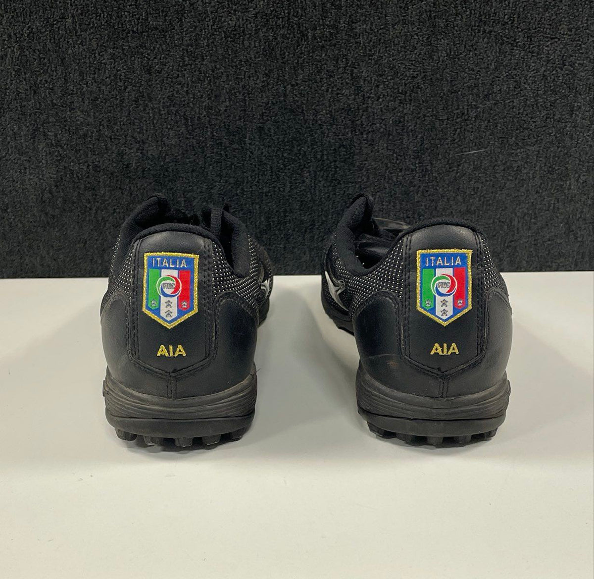 Diadora Italia FIGC AIA Referee Turf Soccer Shoes Black Mens Size 12