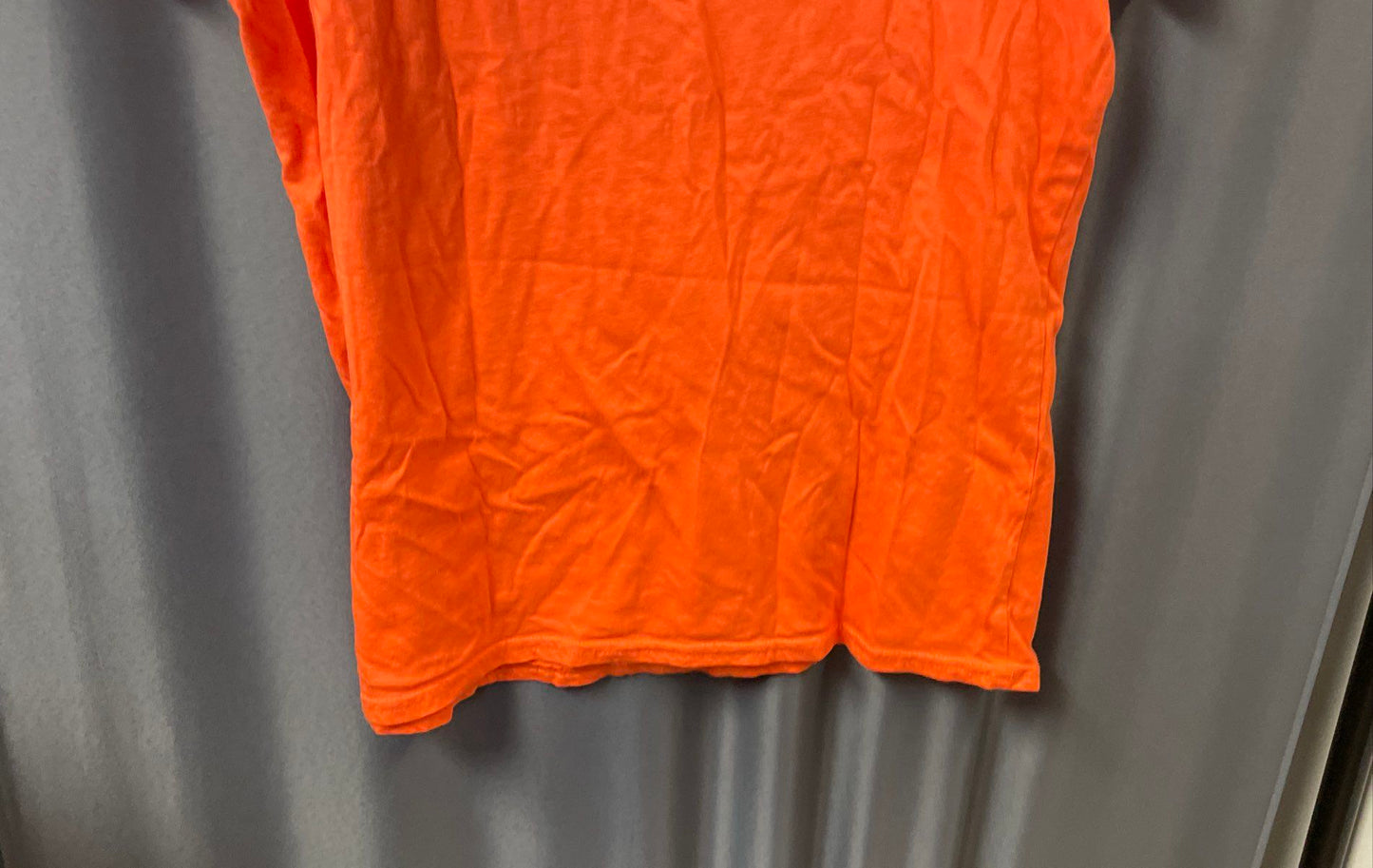 Harley-Davidson Nags Head NC Jeweled Logo Orange Short Sleeve Tee Sz L