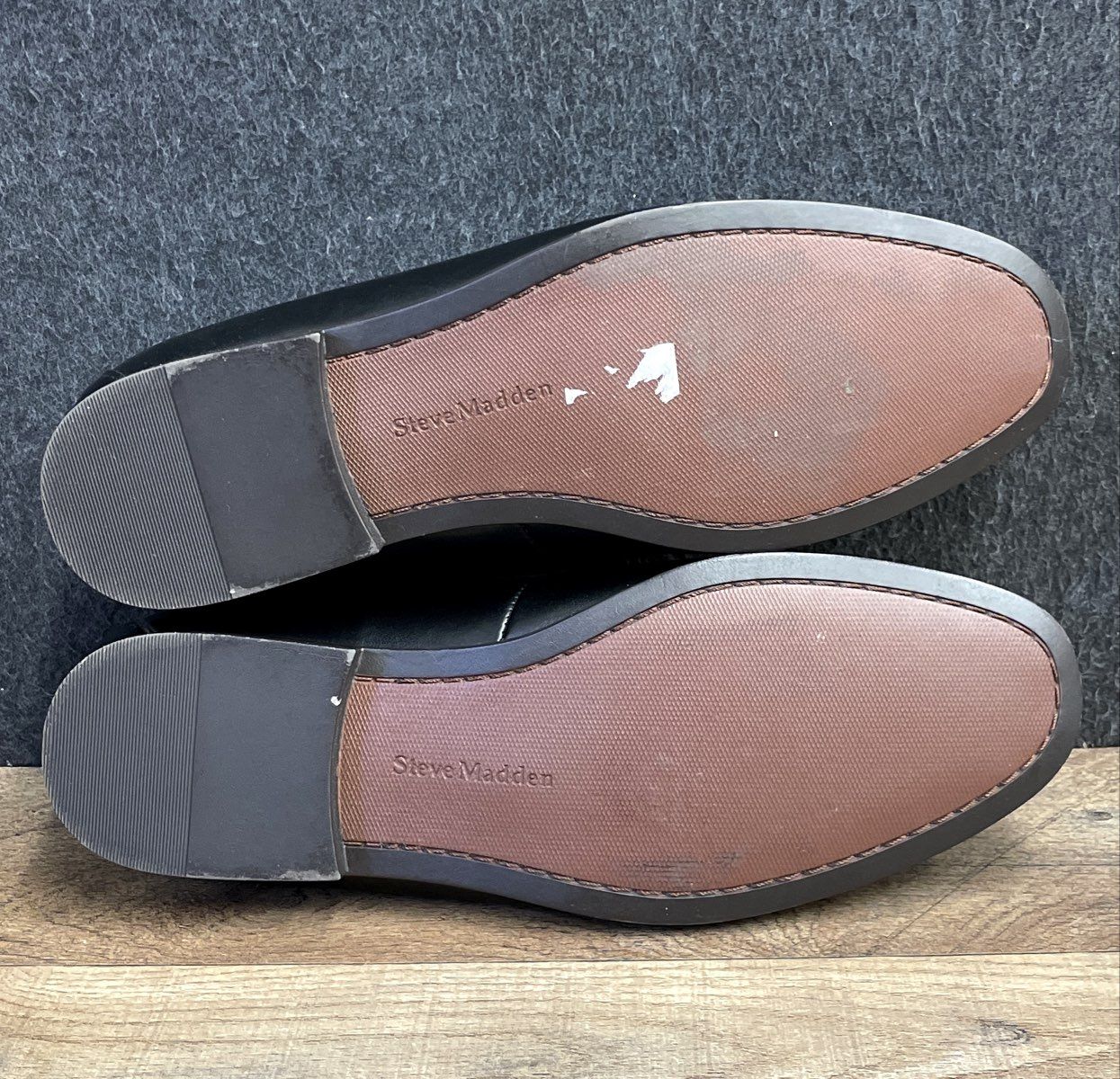 Steve Madden P-PARLAY Black Bit Loafer Dress Slip On Shoes Men's Size 10