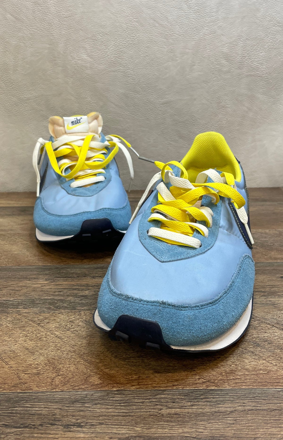 Nike Waffle One Royal Blue University Gold Navy Sneakers DM8323-400 Size 15