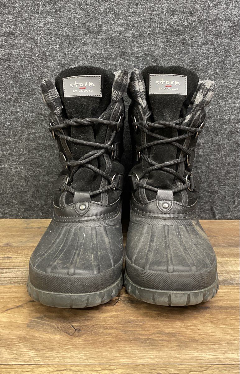 Storm by Cougar Claudia Black Plaid Snow Winter Duck Boots Women's Size 9