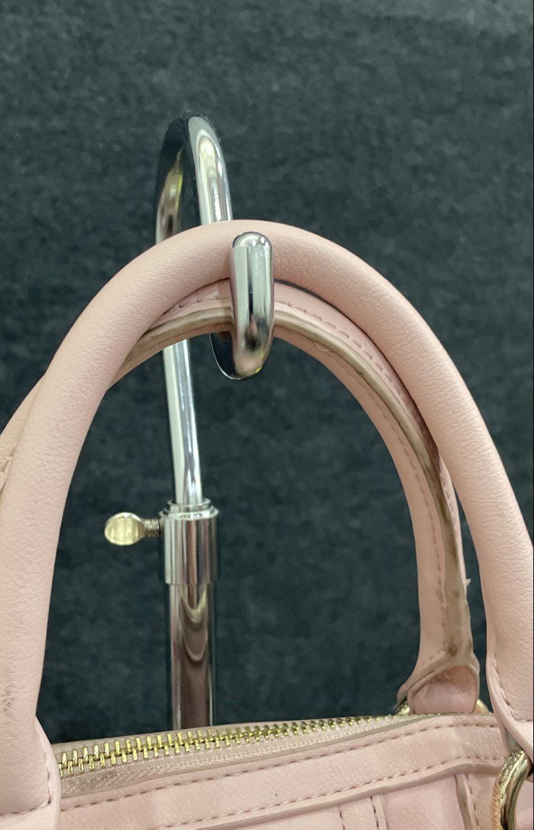 Juicy Couture Pink Monogram Satchel Bag Heart Coin Purse Crossbody
