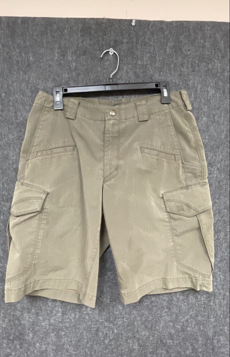 5.11 Tactical Men's Olive Drab Ripstop Cargo Shorts Sz 30