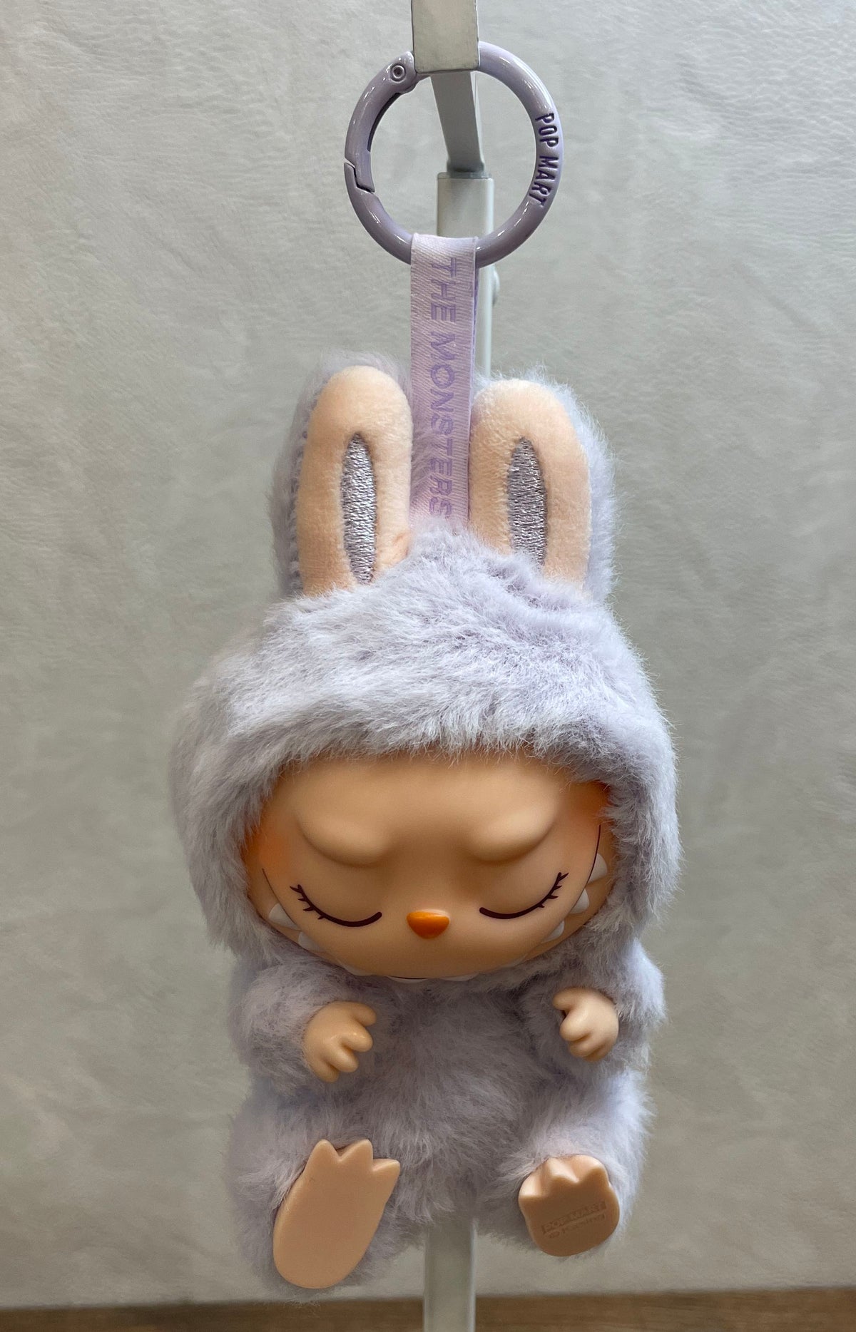Pop Mart Labubu The Monsters Plush Pendant Purple Sleeping Figure